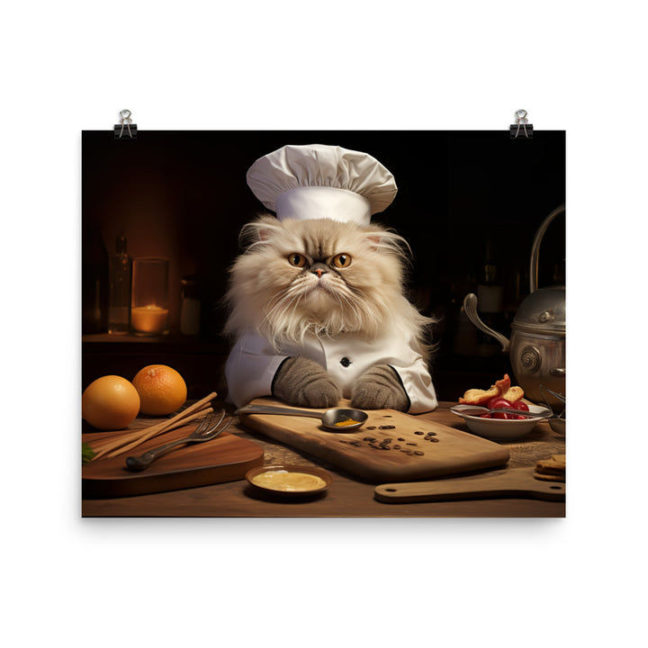 Persian Chef Photo paper poster - PosterfyAI.com