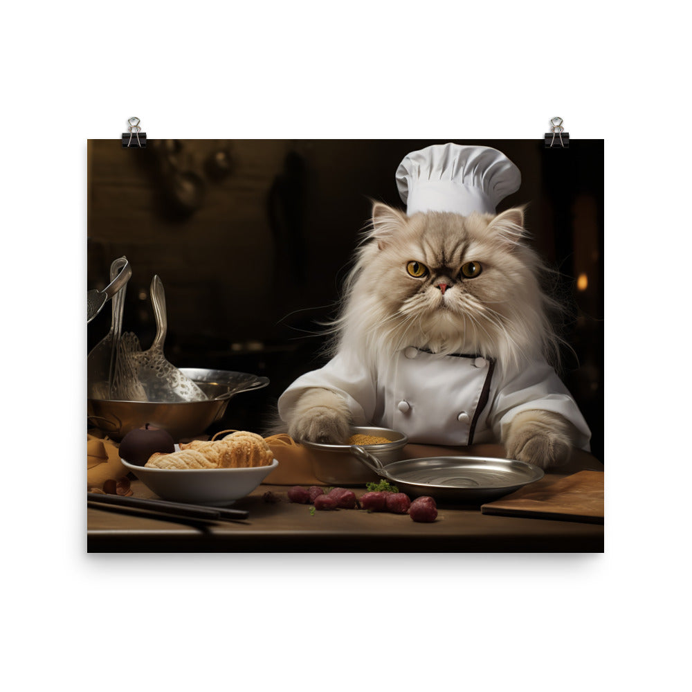 Persian Chef Photo paper poster - PosterfyAI.com