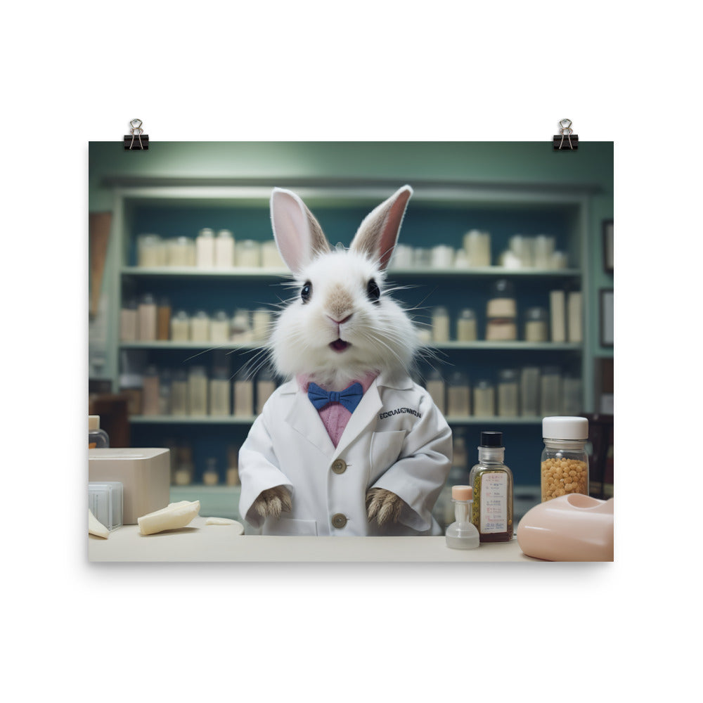 Lionhead Pharmacist Photo paper poster - PosterfyAI.com