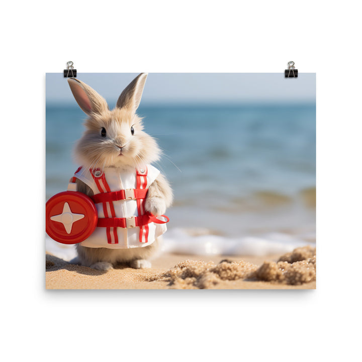 Lionhead Lifeguard Photo paper poster - PosterfyAI.com