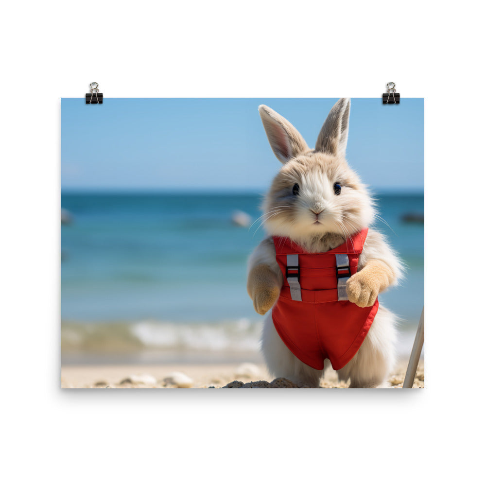 Lionhead Lifeguard Photo paper poster - PosterfyAI.com