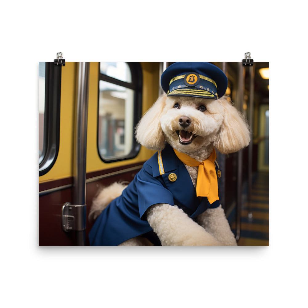 Poodle Transit Operator Photo paper poster - PosterfyAI.com