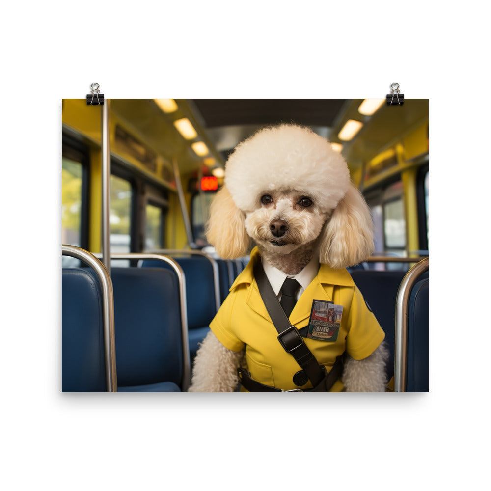 Poodle Transit Operator Photo paper poster - PosterfyAI.com