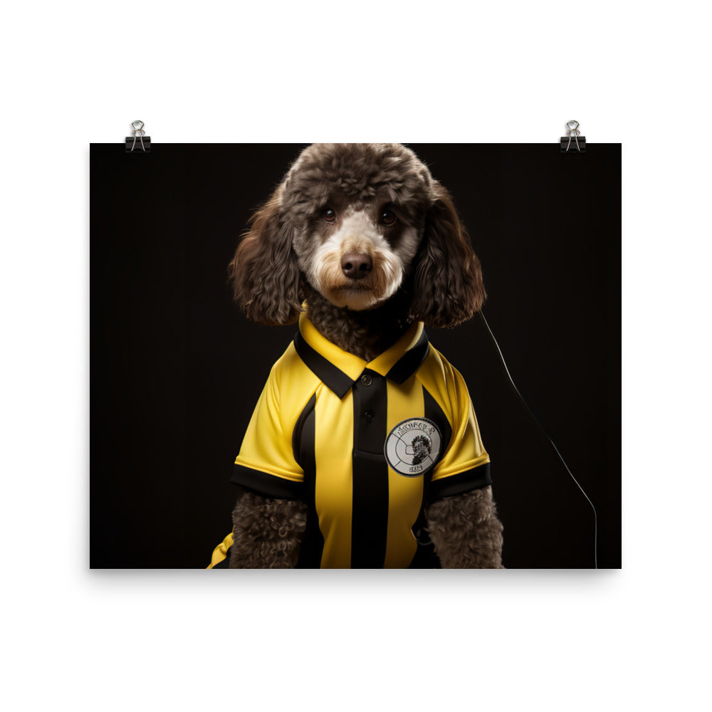 Poodle Referee Photo paper poster - PosterfyAI.com