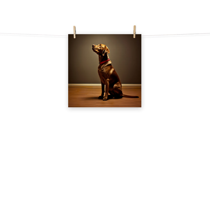 Labrador Retriever Photo paper poster - PosterfyAI.com