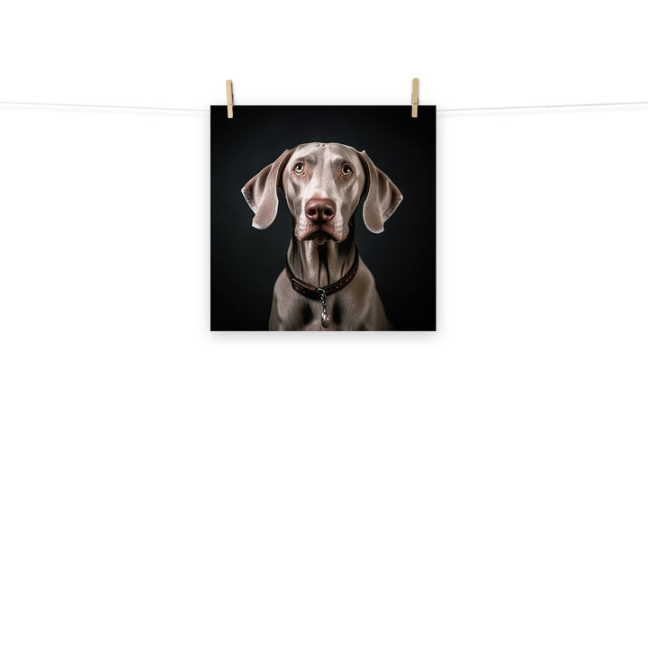 Weimaraner Photo paper poster - PosterfyAI.com