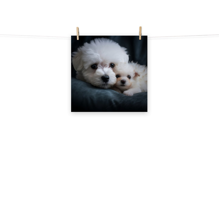 Bichon Frise Photo paper poster - PosterfyAI.com