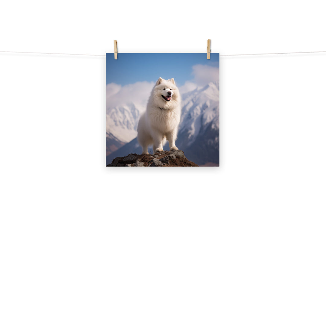 Samoyed Photo paper poster - PosterfyAI.com