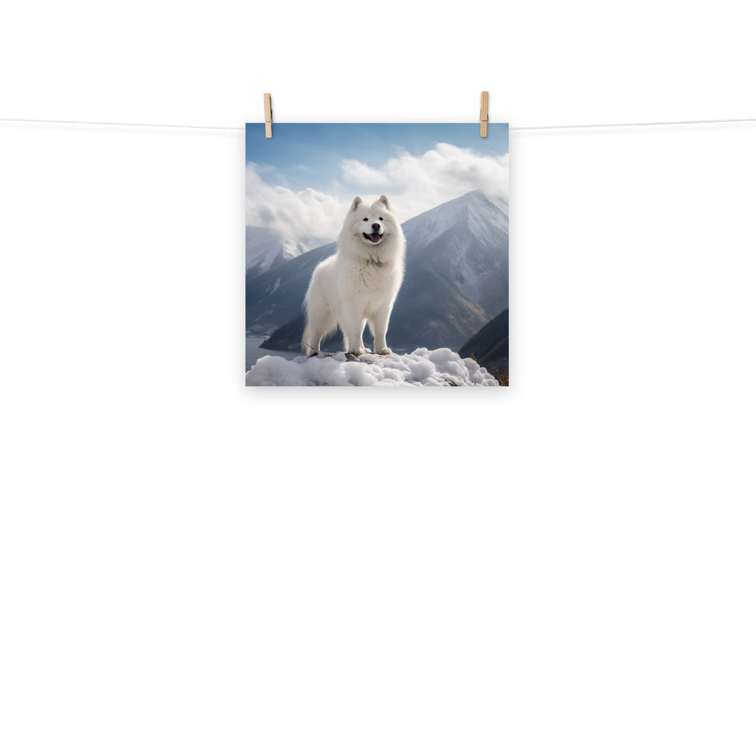 Samoyed Photo paper poster - PosterfyAI.com