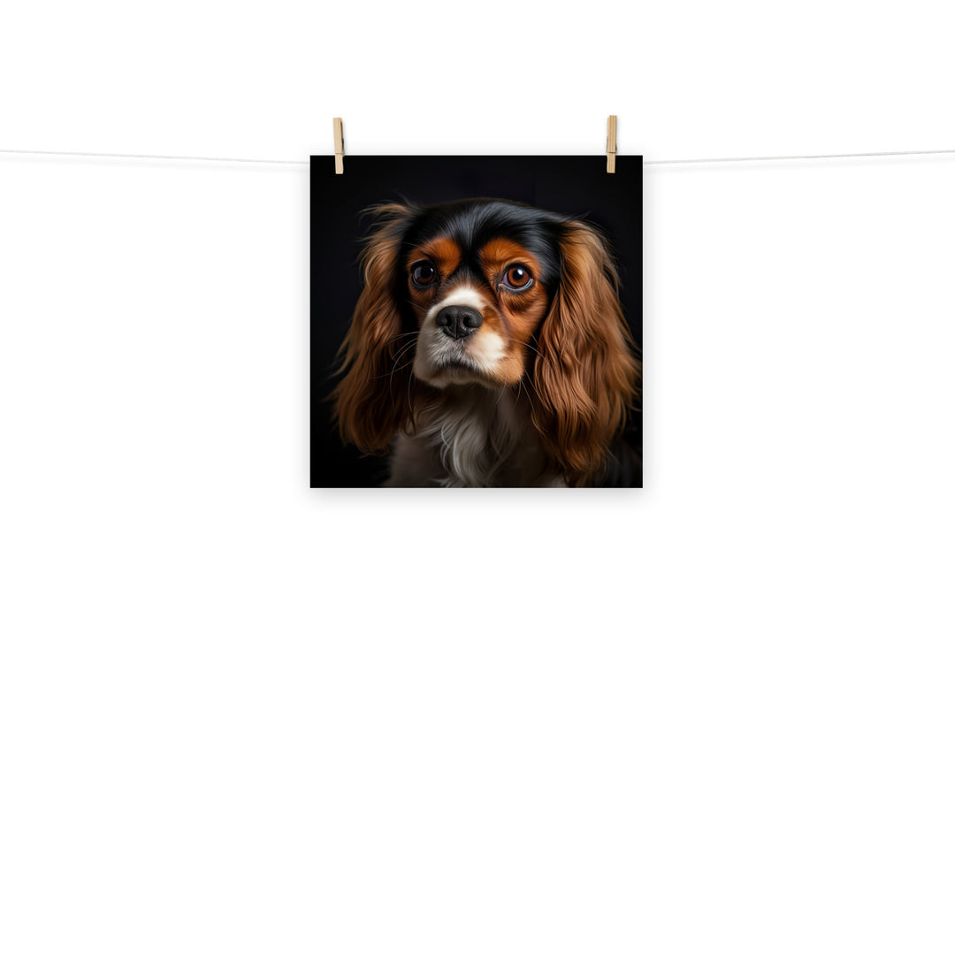 Cavalier King Charles Photo paper poster - PosterfyAI.com