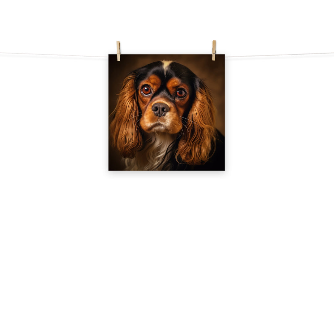 Cavalier King Charles Photo paper poster - PosterfyAI.com