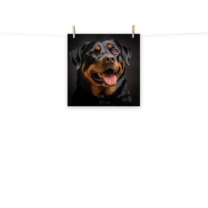 Rottweiler Photo paper poster - PosterfyAI.com