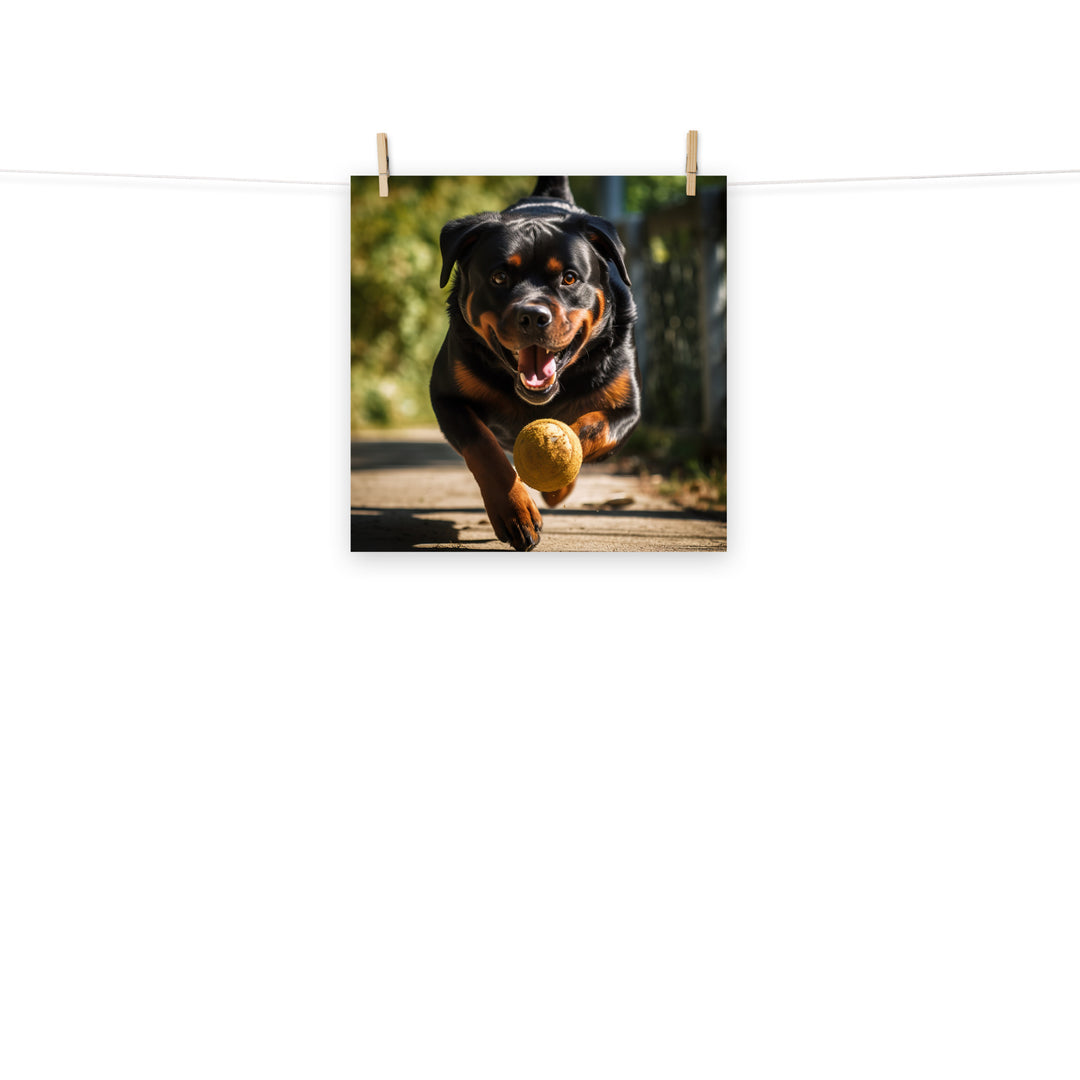 Rottweiler Photo paper poster - PosterfyAI.com