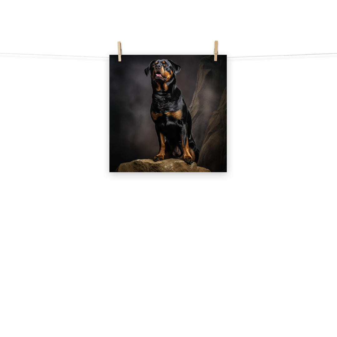 Rottweiler Photo paper poster - PosterfyAI.com