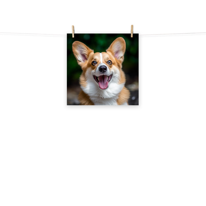 Welsh Corgi Photo paper poster - PosterfyAI.com