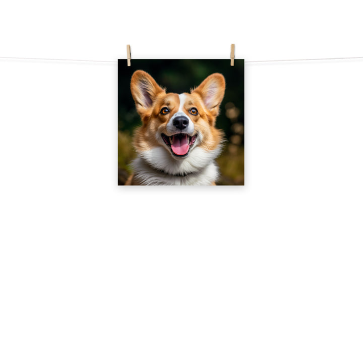 Welsh Corgi Photo paper poster - PosterfyAI.com