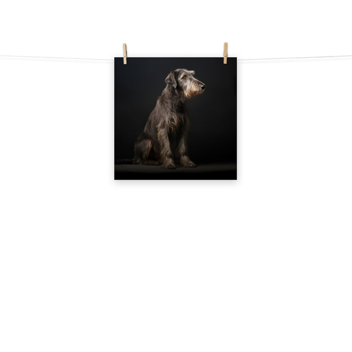 Scottish Deerhound Photo paper poster - PosterfyAI.com