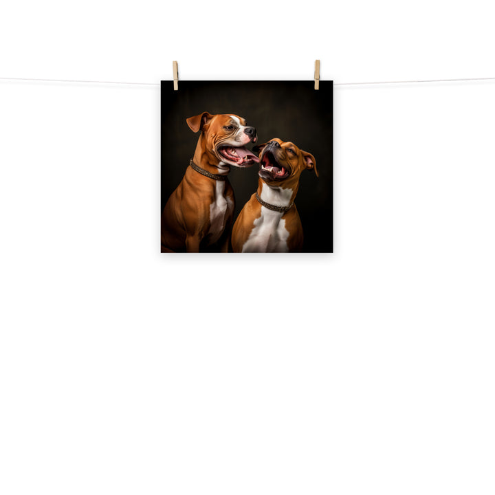 Boxer Photo paper poster - PosterfyAI.com