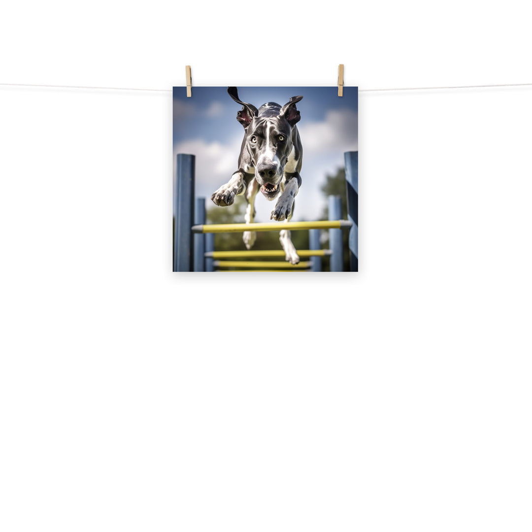 Great Dane Photo paper poster - PosterfyAI.com