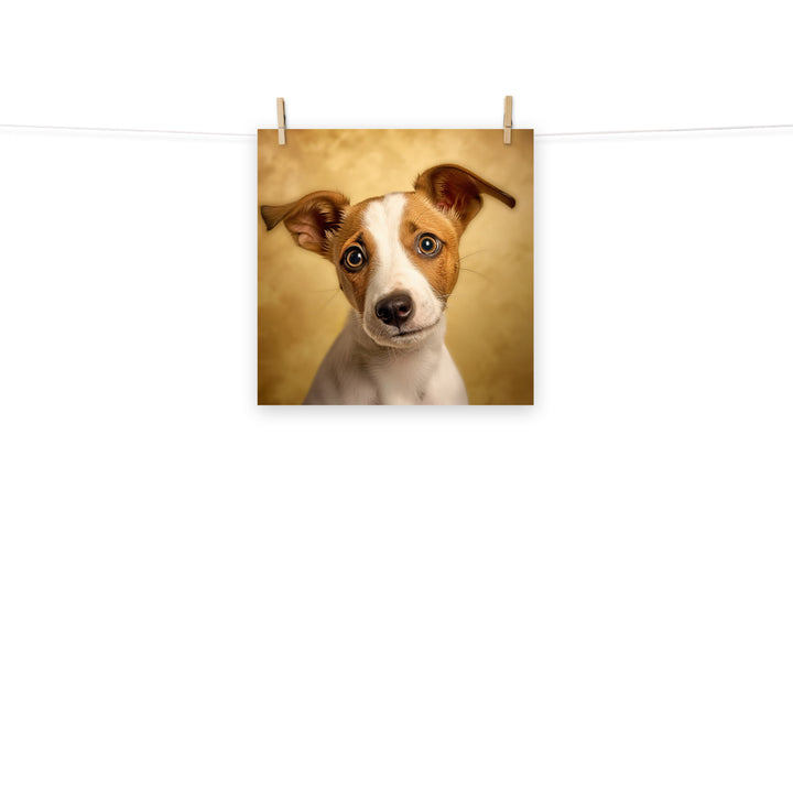 Jack Russell Terrier Photo paper poster - PosterfyAI.com