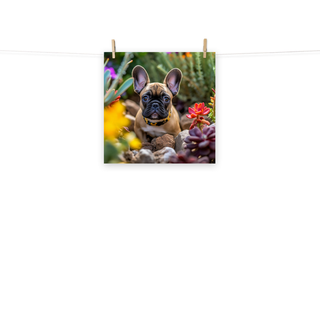 French Bulldog Photo paper poster - PosterfyAI.com