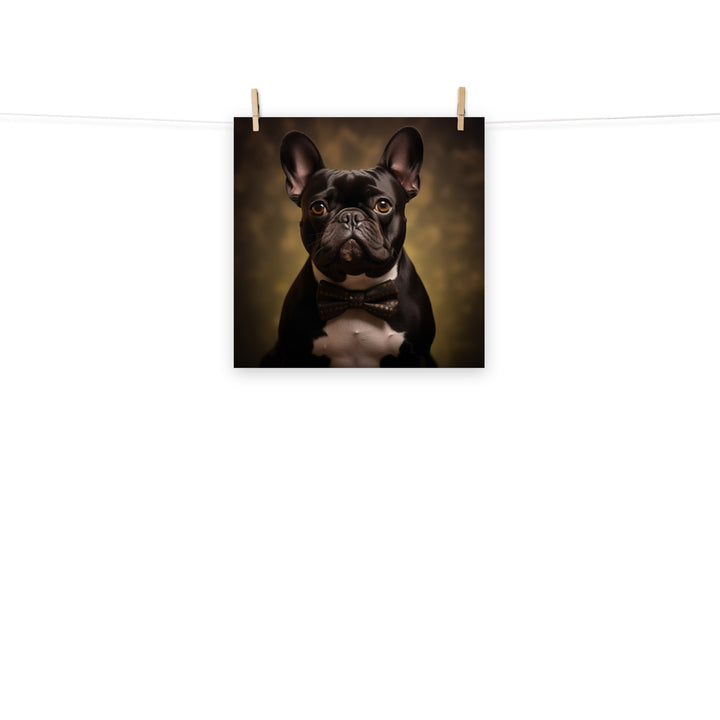 French Bulldog Photo paper poster - PosterfyAI.com