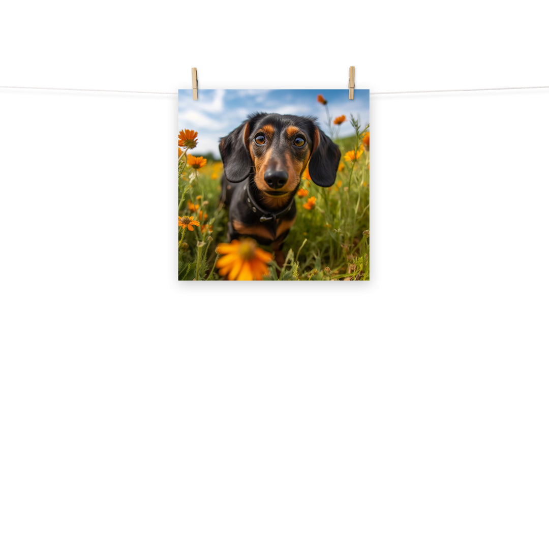 Dachshund Photo paper poster - PosterfyAI.com