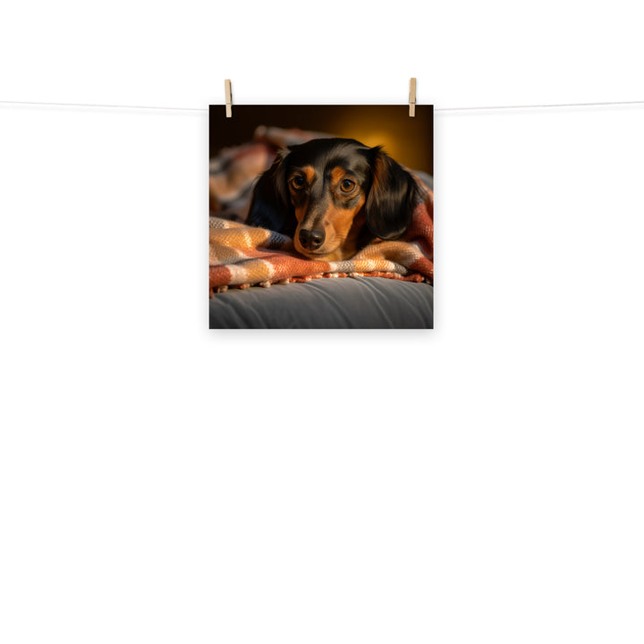 Dachshund Photo paper poster - PosterfyAI.com