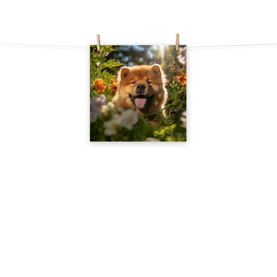 Chow Chow Photo paper poster - PosterfyAI.com