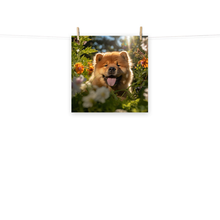 Chow Chow Photo paper poster - PosterfyAI.com