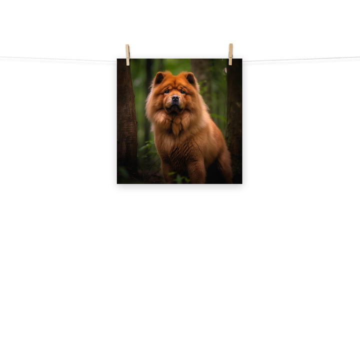 Chow Chow Photo paper poster - PosterfyAI.com