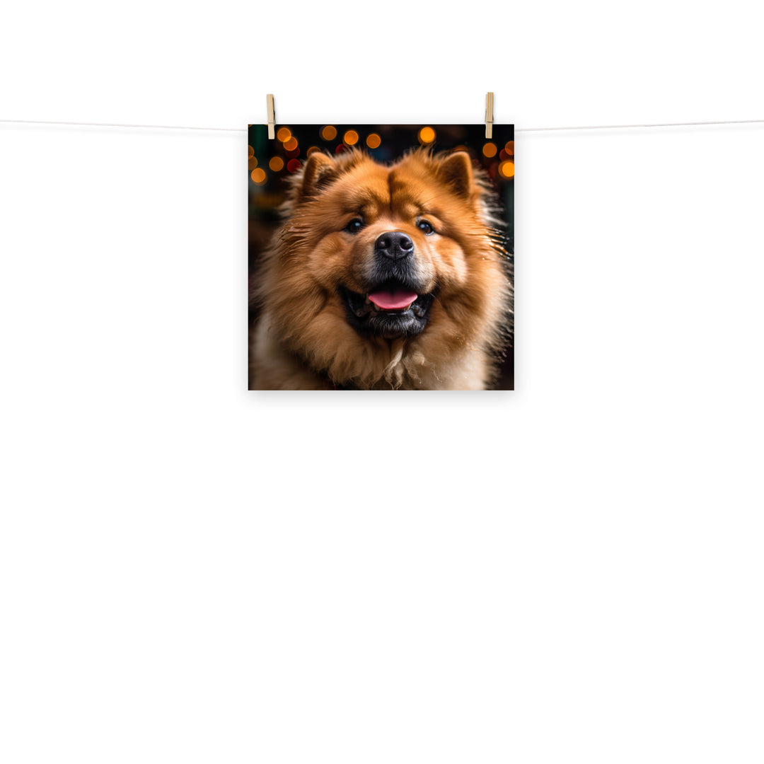 Chow Chow Photo paper poster - PosterfyAI.com