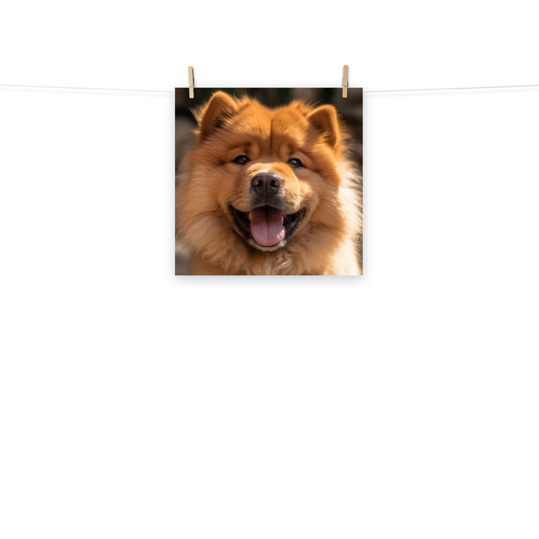 Chow Chow Photo paper poster - PosterfyAI.com