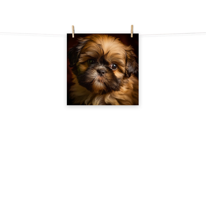 Shih Tzu Photo paper poster - PosterfyAI.com