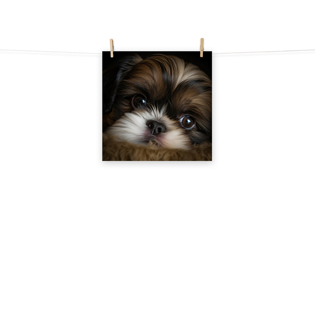 Shih Tzu Photo paper poster - PosterfyAI.com