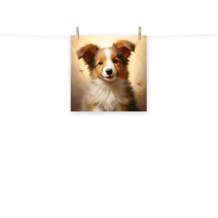 Shetland Sheepdog Photo paper poster - PosterfyAI.com