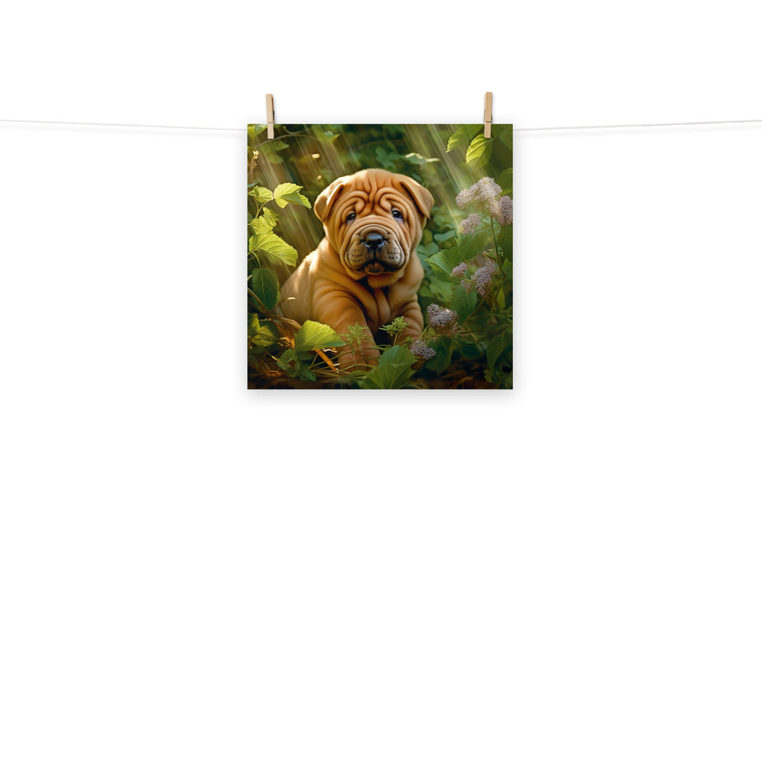 Shar Pei Photo paper poster - PosterfyAI.com