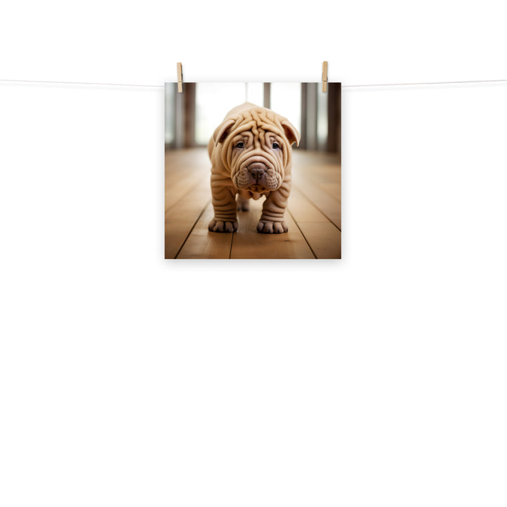 Shar Pei Photo paper poster - PosterfyAI.com