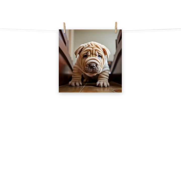 Shar Pei Photo paper poster - PosterfyAI.com