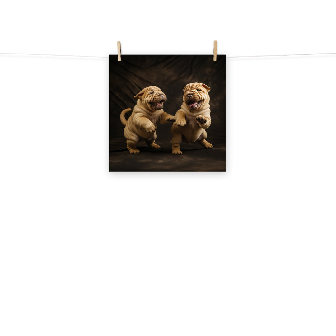 Shar Pei Photo paper poster - PosterfyAI.com