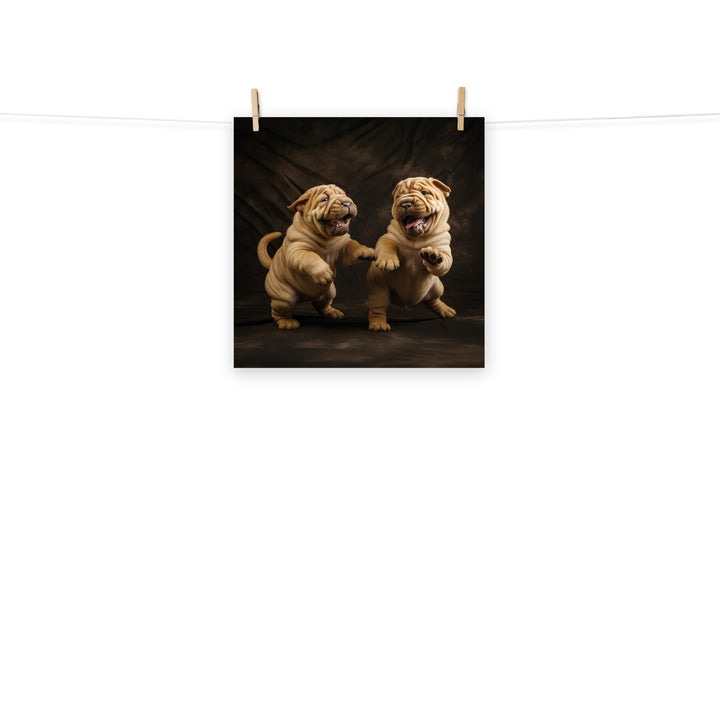 Shar Pei Photo paper poster - PosterfyAI.com