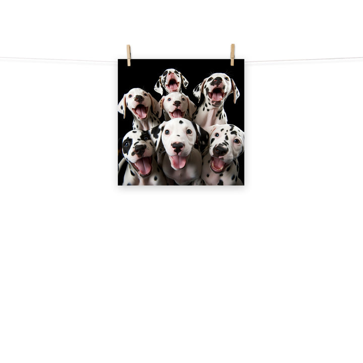 Dalmatian Photo paper poster - PosterfyAI.com