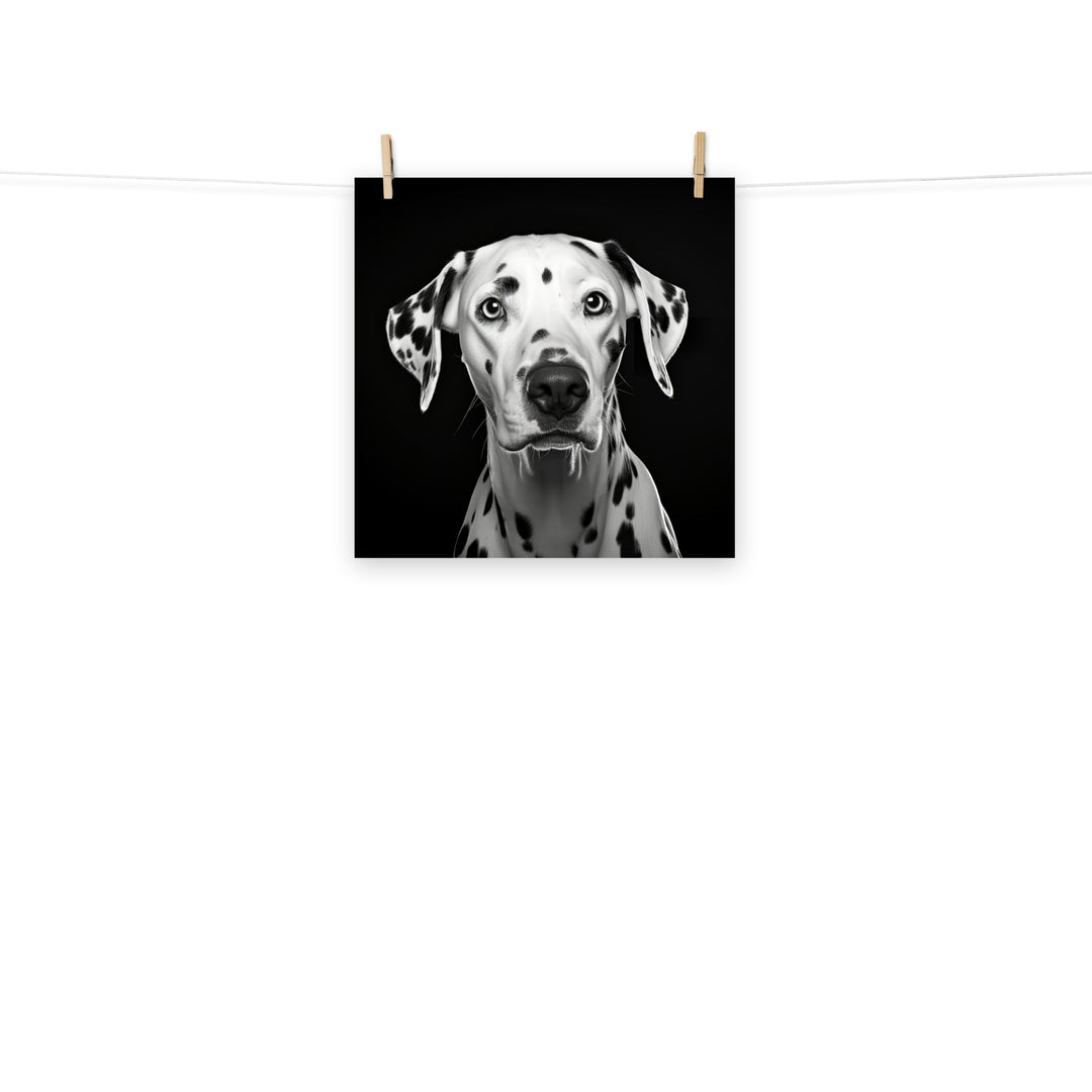 Dalmatian Photo paper poster - PosterfyAI.com