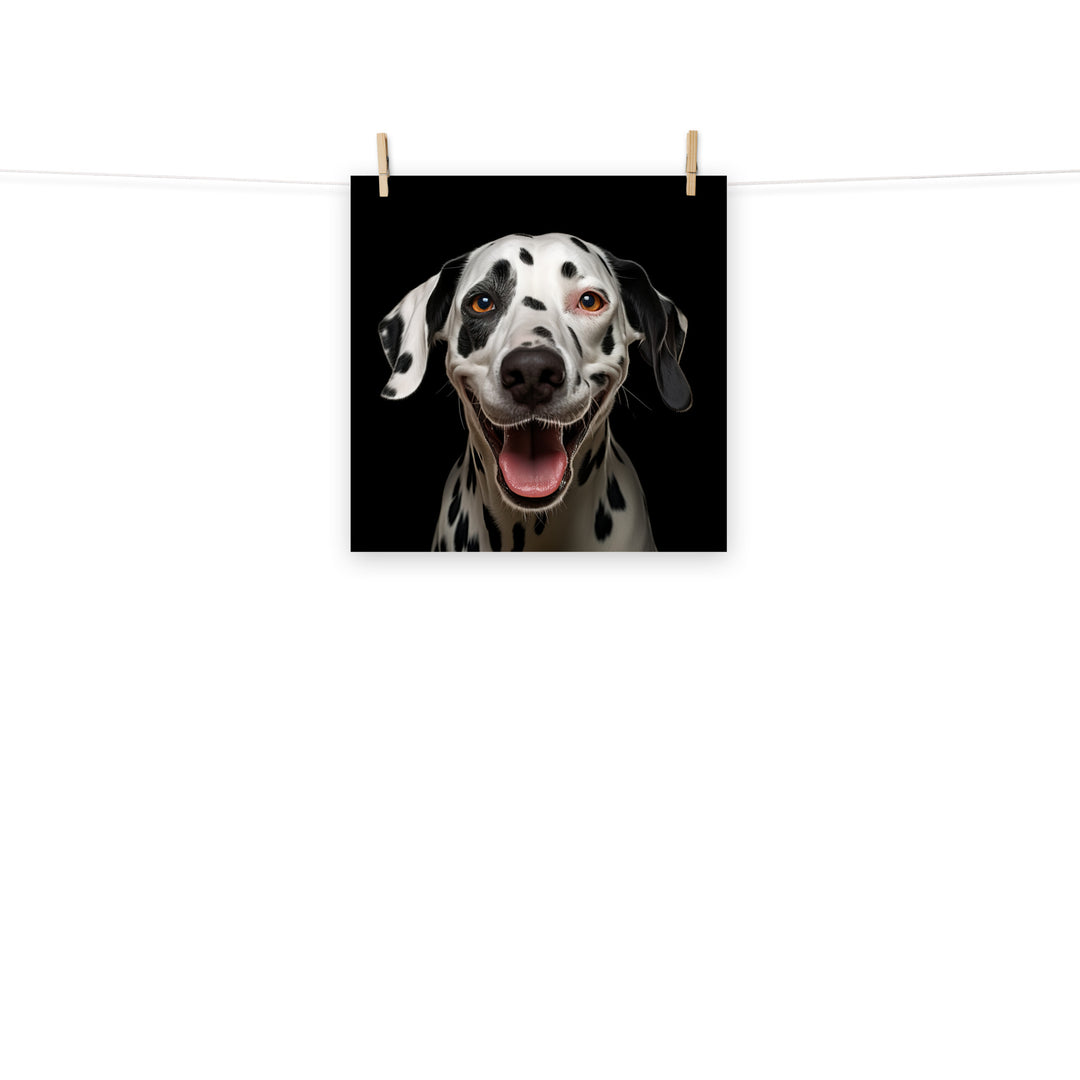 Dalmatian Photo paper poster - PosterfyAI.com