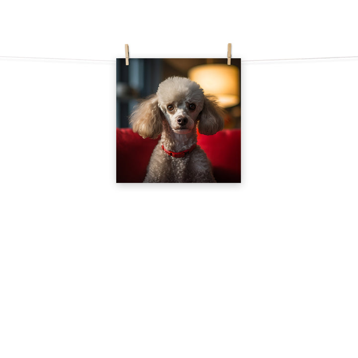 Poodle Photo paper poster - PosterfyAI.com