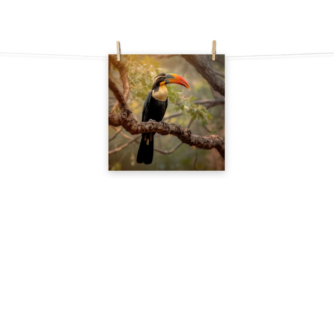 Hornbill Photo paper poster - PosterfyAI.com