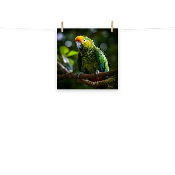 Parrot Photo paper poster - PosterfyAI.com