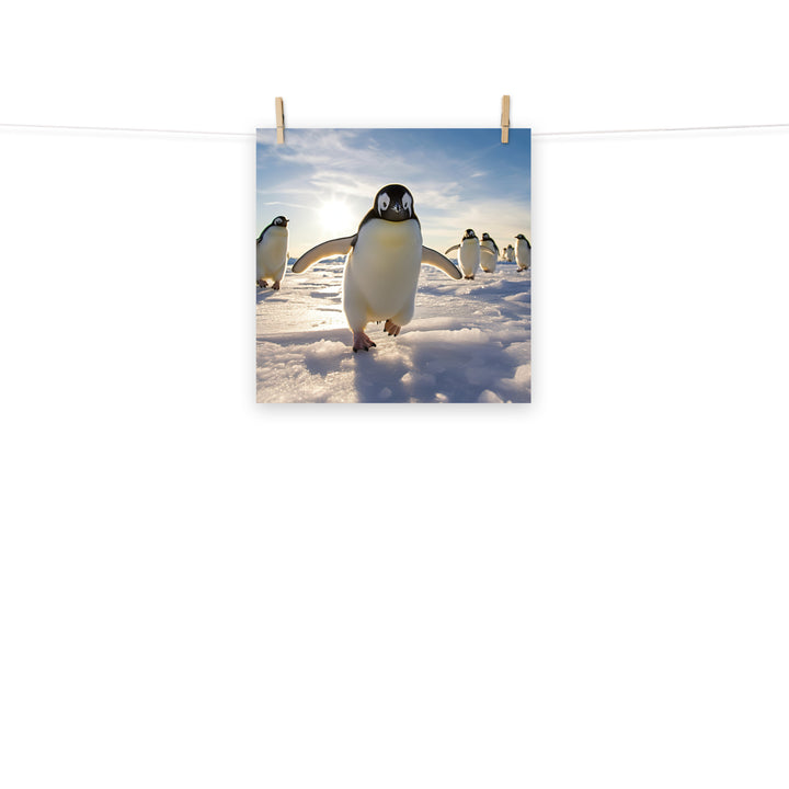 Penguin Photo paper poster - PosterfyAI.com