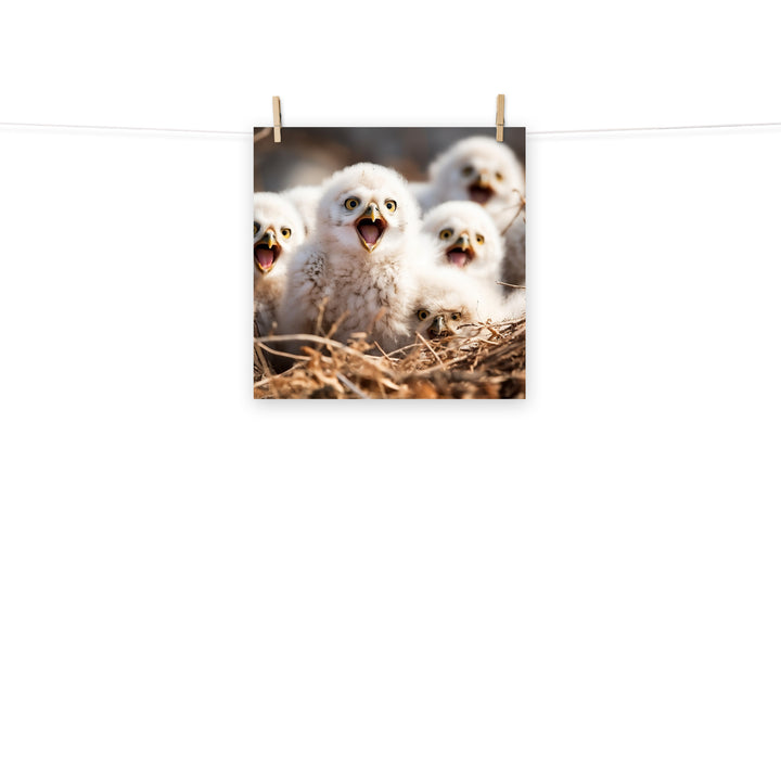 Owl Photo paper poster - PosterfyAI.com