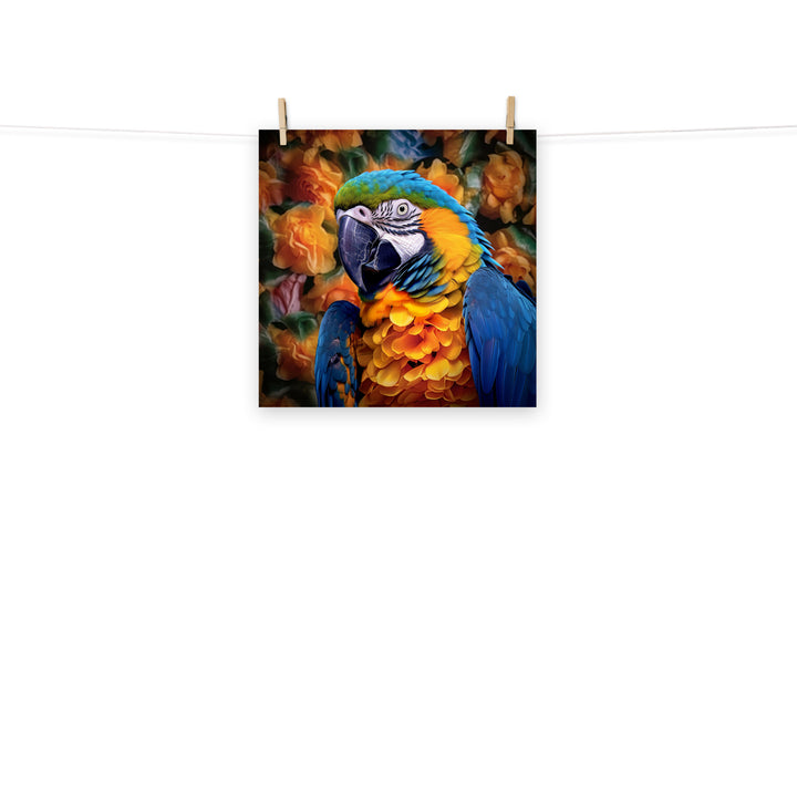 Macaw Photo paper poster - PosterfyAI.com